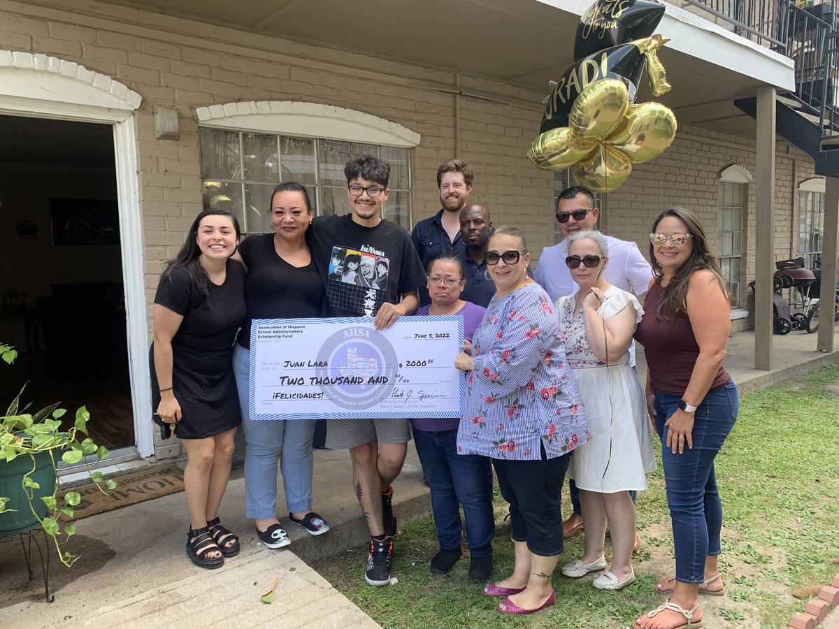 AHSA (@houstonahsa) on Twitter photo This young man was working on his drivers course when we showed up to surprise him with the AHSA scholarship!! We know he will continue to have the drive for learning as he transitions into college! Congrats to Juan!!! #Classof2022 <a href="/HoustonISD/">Houston ISD</a> <a href="/EdleaderMoran/">Tammie Moran</a> <a href="/FurrHS/">Furr High School</a> <a href="/TALAS4edu/">TALAS</a> This young man was working on his drivers course when we showed up to surprise him with the AHSA scholarship!! We know he will continue to have the drive for learning as he transitions into college! Congrats to Juan!!! #Classof2022 <a href="/HoustonISD/">Houston ISD</a> <a href="/EdleaderMoran/">Tammie Moran</a> <a href="/FurrHS/">Furr High School</a> <a href="/TALAS4edu/">TALAS</a>