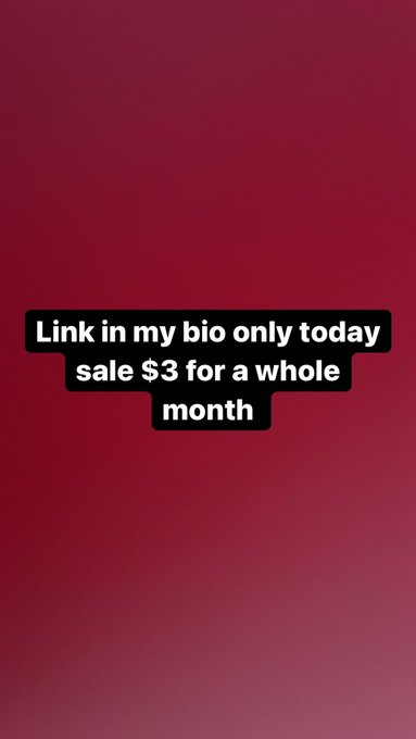 624 nudes and vids for $3 for a whole month if your new and like all my pics and vids I send you two<a href="/tag/reetweetplease"class="tags"><span>#reetweetplease</span></a>