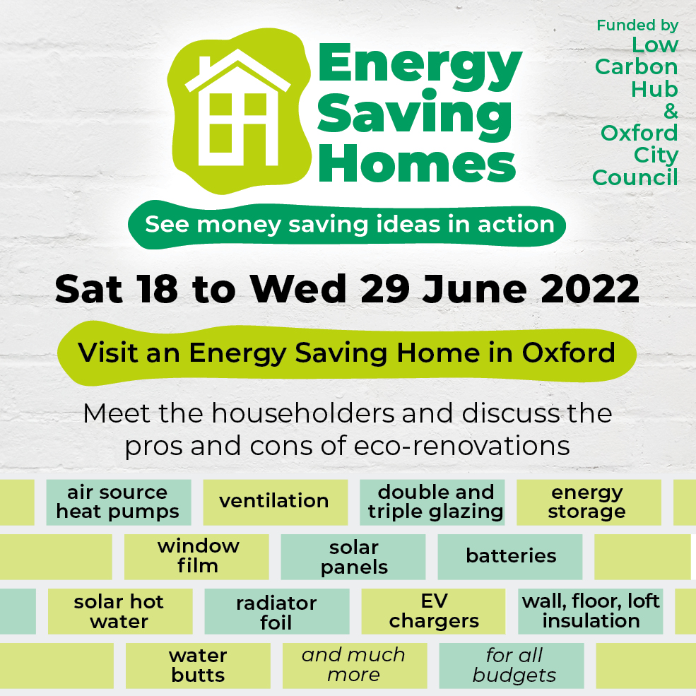 LCEO NewsletterJune 2022 - mailchi.mp/12f79686caf0/l…
News about the Energy Saving Fair on Sun 26 June at Oxford Town Hall and invitation to visit, show or volunteer to help with Energy Saving Homes near to you Sat 18 - Wed 29 June!
