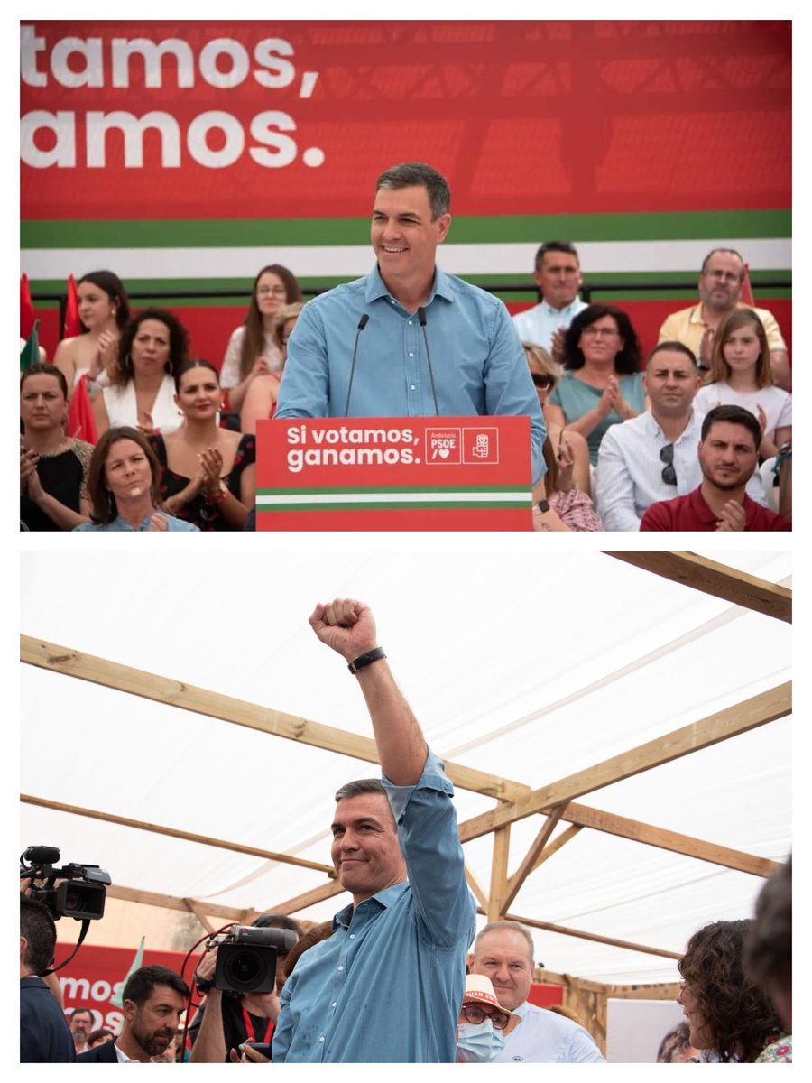Jsa_AlmeriaCep's tweet photo. 🌹 Hoy hemos asistido al Castillo de Cuevas de Almanzora y ha rebosado de socialismo. 

Nuestro Presidente Pedro Sánchez y el futuro Presidente de la Junta de Andalucía Juan Espadas se han llevado el calor del socialismo almeriense. 

¡GRACIAS! ✊🌹

#SiVotamosGanamos
#VotaPSOE https://t.co/KvYFA8qwY8