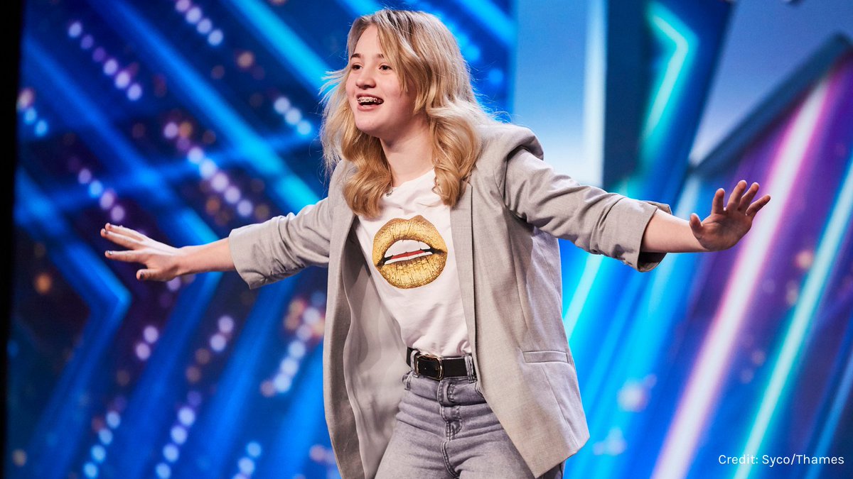 Wishing <a href="/BGT/">BGT</a> star #EvaAbley the best of luck in the final tonight🧡

We caught up with her recently to hear how she was inspired to pursue comedy during one of her visits to Harcombe House, our centre in Devon > ow.ly/hymg50Jb148 <a href="/WestMidsFire/">West Midlands Fire Service</a>