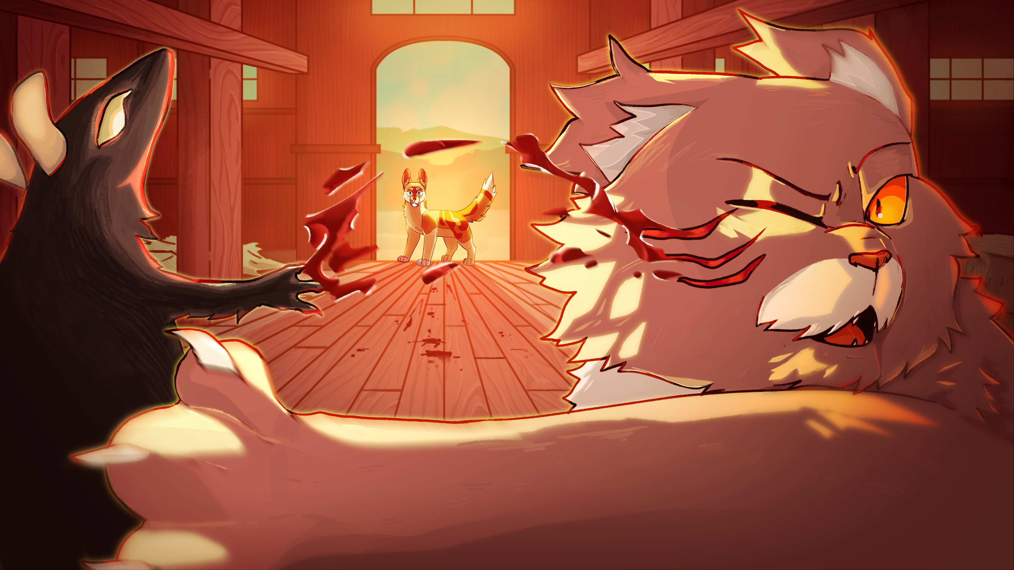 Hate•Ashfur•Warrior Cats fanart (sketch) by Katana_in -- Fur Affinity [dot]  net