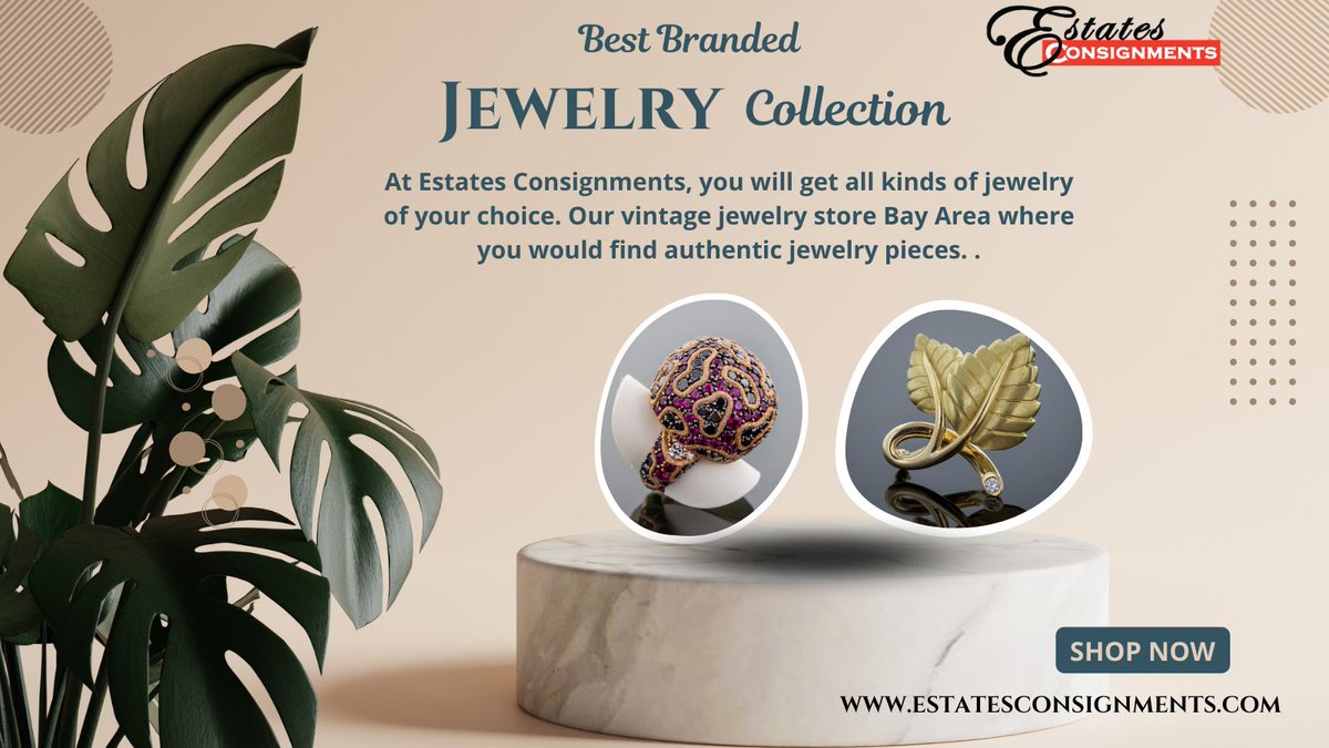 In this fast moving world we don’t have enough time to reach at different different jewelry stores to find a best jewelry for a relevant occasion. We bring you a special range of jewelry that suits any of your needs. Buy Now!

estatesconsignments.com

#jewelry #oldjewelry #gold