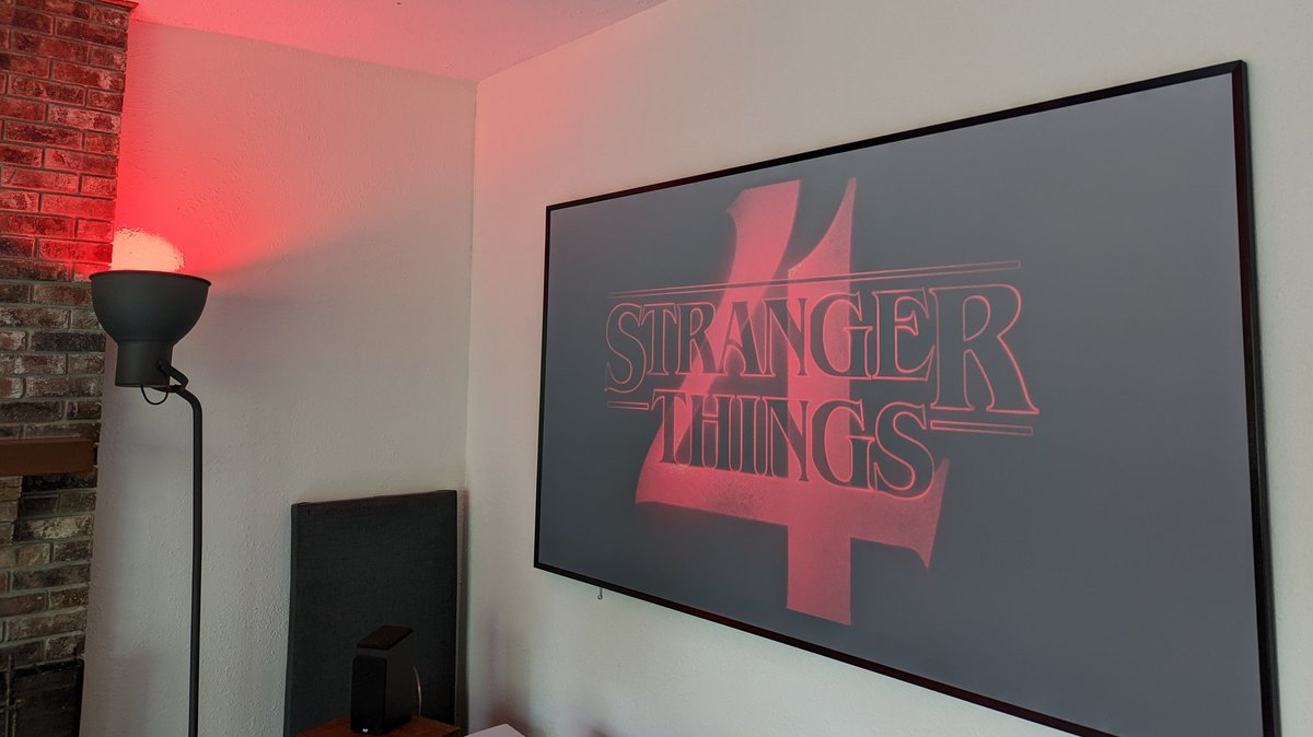 Driver_King's tweet image. @SeeNebula Whether it&apos;s a Stranger Things watch party, the big game, or time to rock the night with some great music, Cosmos Laser 4K helps me bring the vibes wherever I go.

#CosmosLaser4K #NebulaCosmosLaser #NebulaProjector