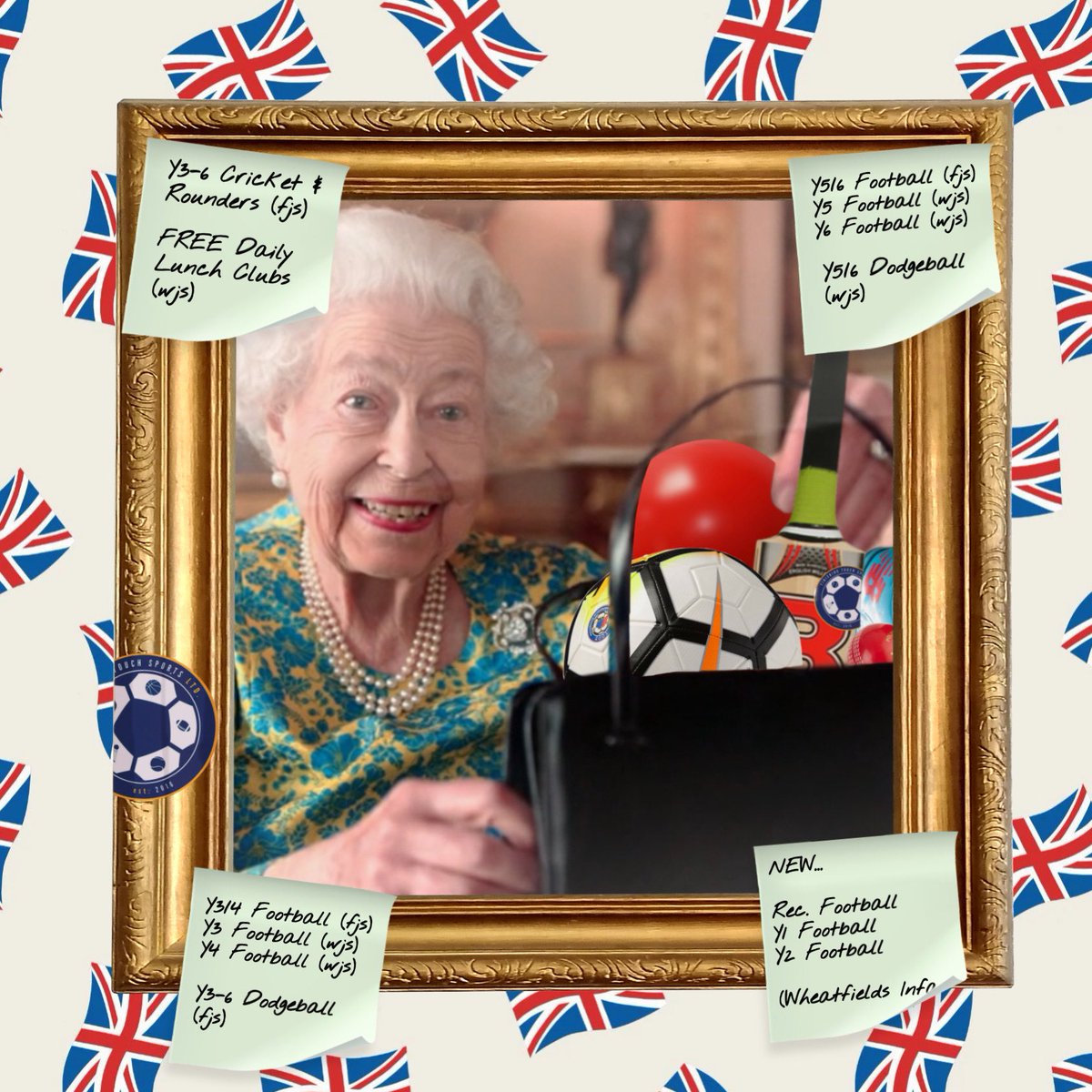 As the #jubileeweekend comes to a end, it doesn’t mean the excitement does…

Over to you Ma’am to present what’s coming up on the return to ‘Summer 2’ in our Active Schools…

<a href="/Wheatfields_/">Wheatfields Junior School</a>
<a href="/FleetvilleJnr/">Fleetville Junior</a>

#ActiveSchools
#ExtraCurricular
#SchoolClubs
#StAlbans 
#Jubilee
#Queen