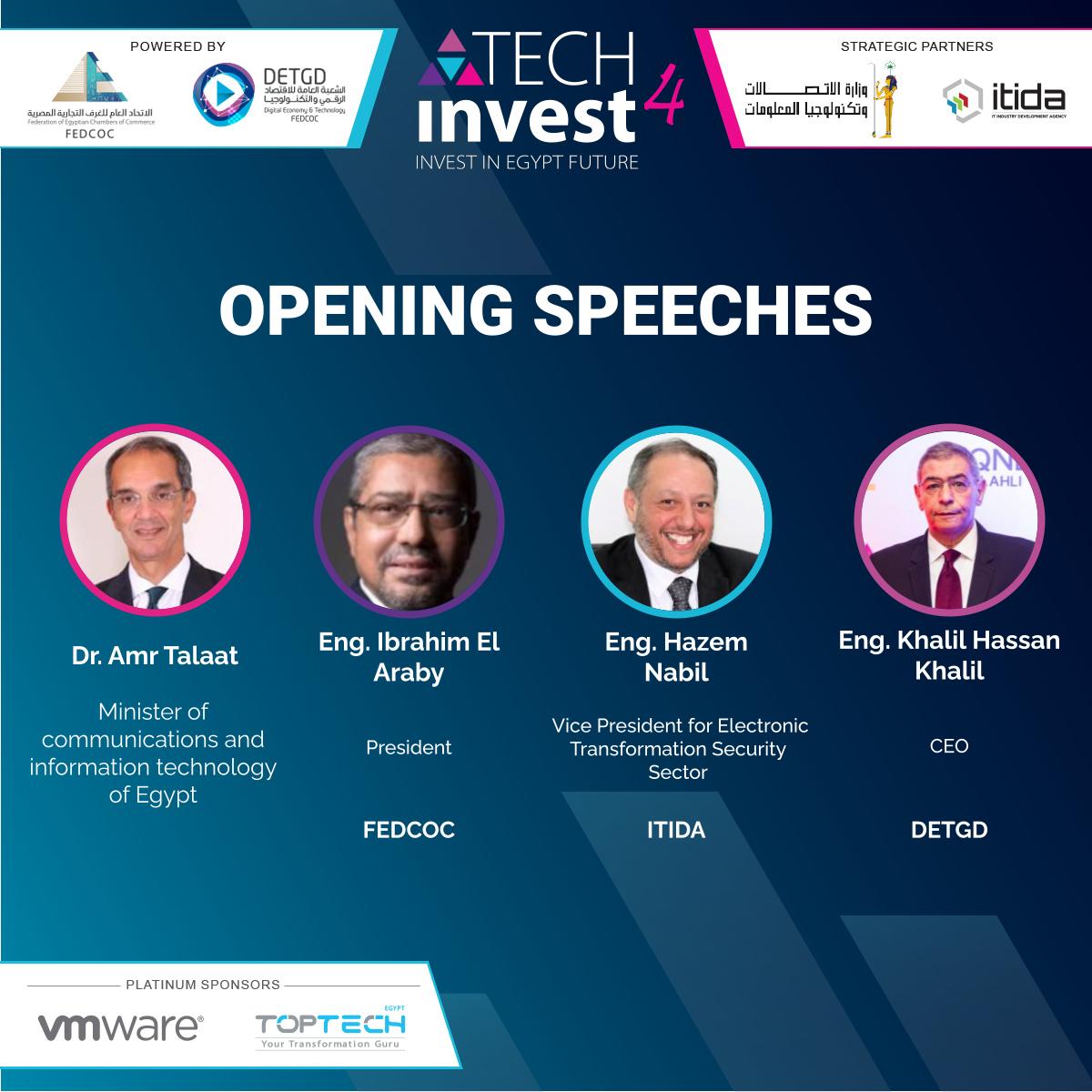DETGDEG's tweet photo. We would like to announce the amazing speakers we have in our opening speeches!

Register now through: https://t.co/aNuTUGVxtf

#TechneInvest4 #DETGD https://t.co/jgea9p8sub