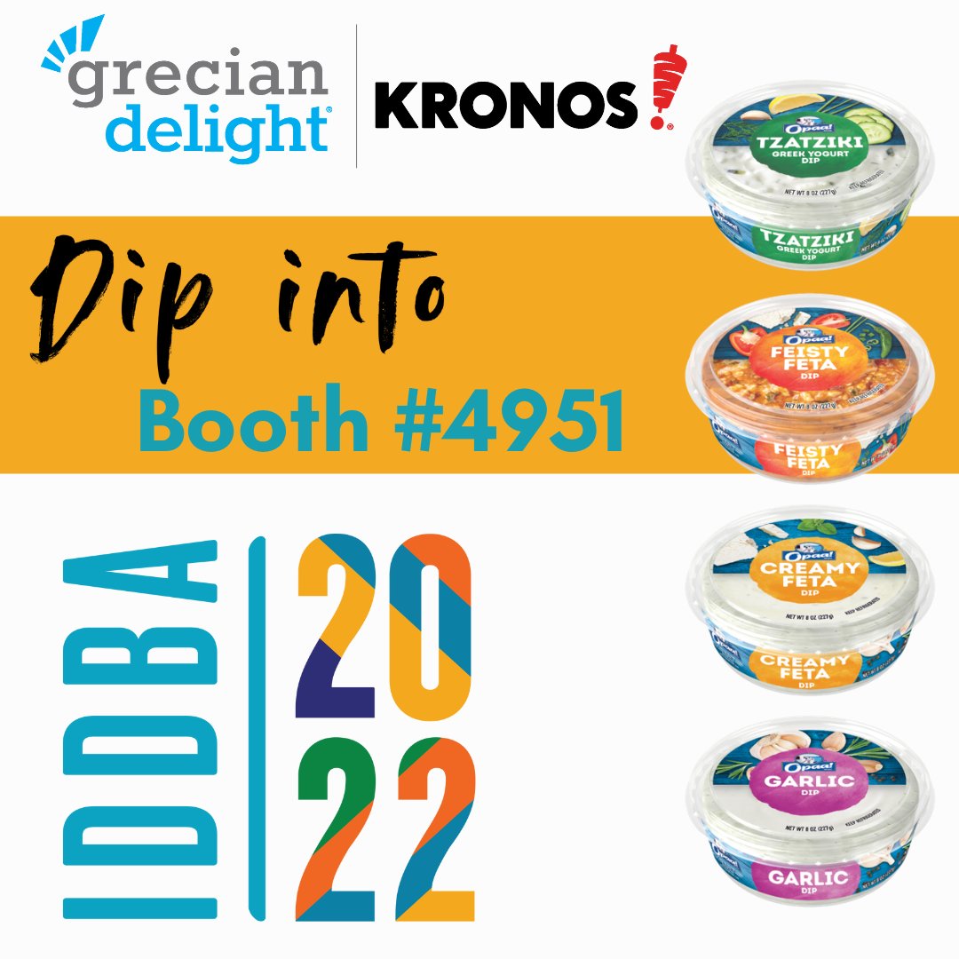 Dip into IDDBA and be sure to visit us at booth #4951
#Dairy #Deli #Bakery #Grocery #Supermarket #IDDBA2022