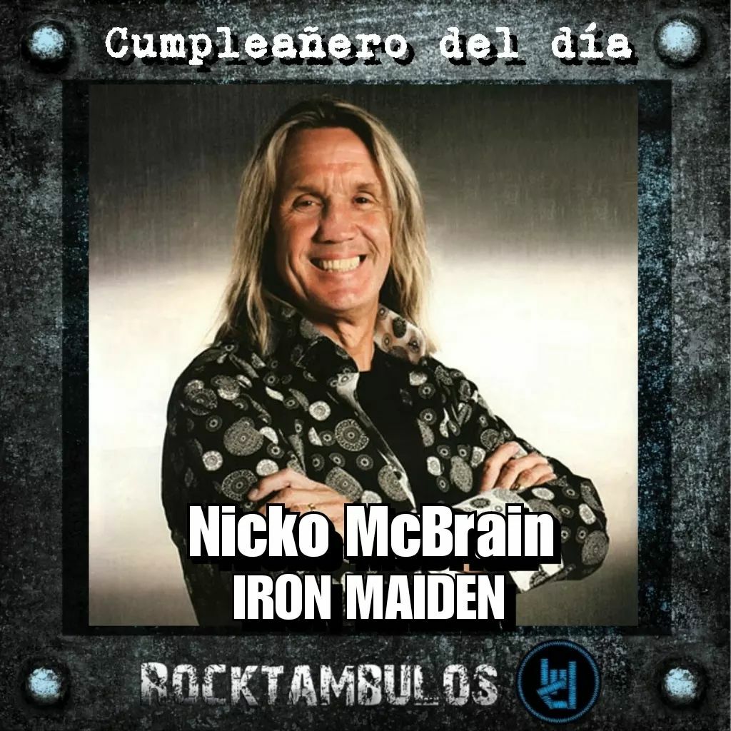 El gran Nicko McBrain está cumpliendo 70 años    Happy birthday Nicko 