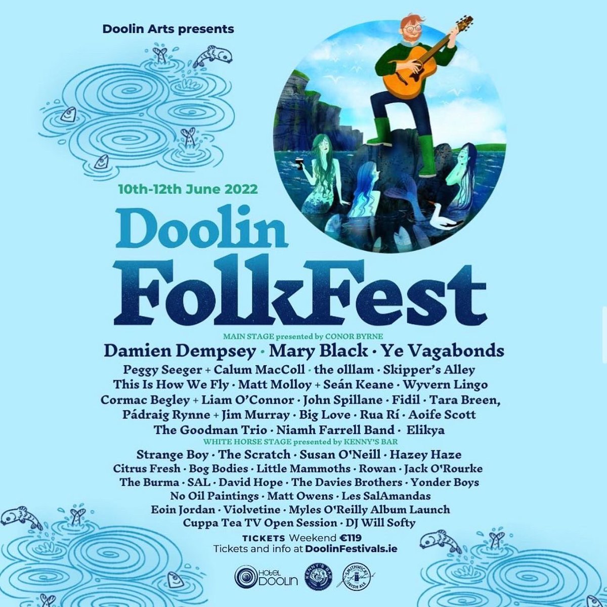 Wyvern Lingo (@wyvernlingo) on Twitter photo Next weekend is a busy one!
First stop, Friday the 10th at <a href="/CarlowArts/">Carlow Arts Festival</a> Second stop we are down in Arklow for Summer Songs by the Sea with our good pal Brona Keogh on June 11th!Finishing up on the main stage Sunday the 12th at Doolin Folk Festival <a href="/HotelDoolin/">Hotel Doolin</a> See ya there!! 💕💕 Next weekend is a busy one!
First stop, Friday the 10th at <a href="/CarlowArts/">Carlow Arts Festival</a> Second stop we are down in Arklow for Summer Songs by the Sea with our good pal Brona Keogh on June 11th!Finishing up on the main stage Sunday the 12th at Doolin Folk Festival <a href="/HotelDoolin/">Hotel Doolin</a> See ya there!! 💕💕