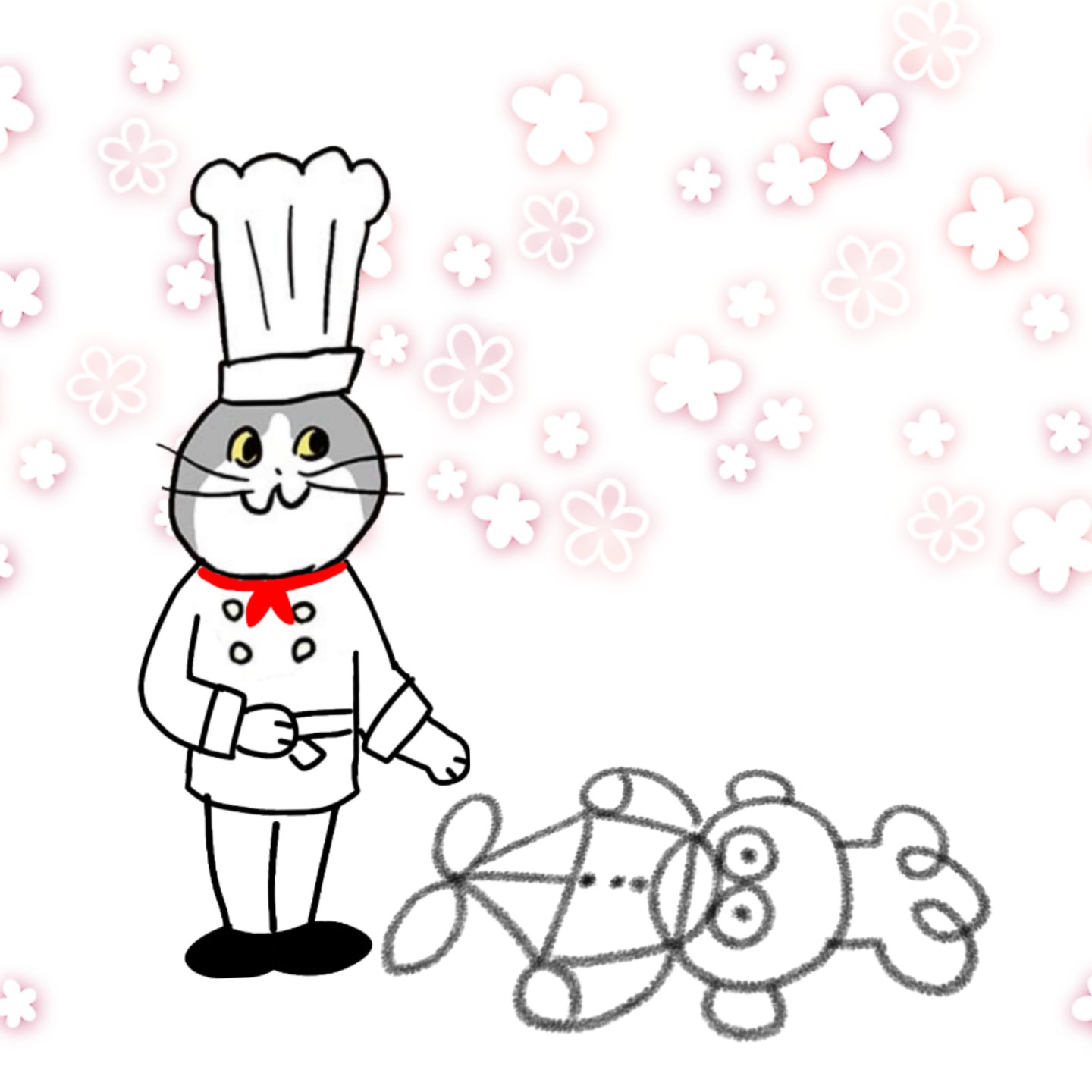 コック 料理人 シェフ 猫のイラスト素材 - PIXTA 仕事猫 コック