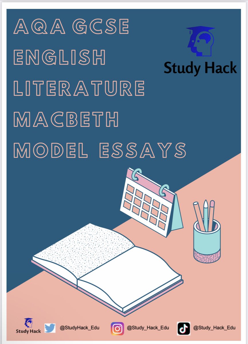 StudyHack_Edu's tweet image. English literature model essay booklets available, perfect for final preparation before Wednesday! tes.com/teaching-resou… #gcses2022 #EnglishLiterature #englishliteraturegcse #exams2022