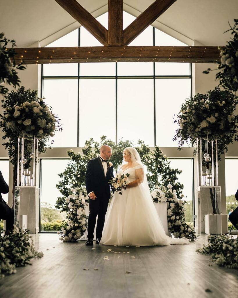Brogan &amp; Mat’s day hit different. 
Love these guys so much! 

venue / @theglasshousestaining 
dress / @theivorydressingroom 
florist / @dawnclementsfloral 
stylist / @above_and_beyond_events_ltd 
makeup / @leannejacksonmakeup 
hair / @emcolman_hair04 
fi… instagr.am/p/CebyicfL71y/