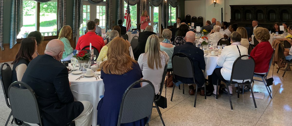 EspositoforNY's tweet photo. Great to be in Cortland and Marcellus yesterday! Started the day speaking at the Cortland Women's Luncheon and then headed to the Marcellus Parade with @michaelhenry4ag.

To #SaveourState we need to get out &amp; vote for @leemzeldin in the GOP Primary for Governor on Tuesday, 6/28! https://t.co/9o50YOvkua