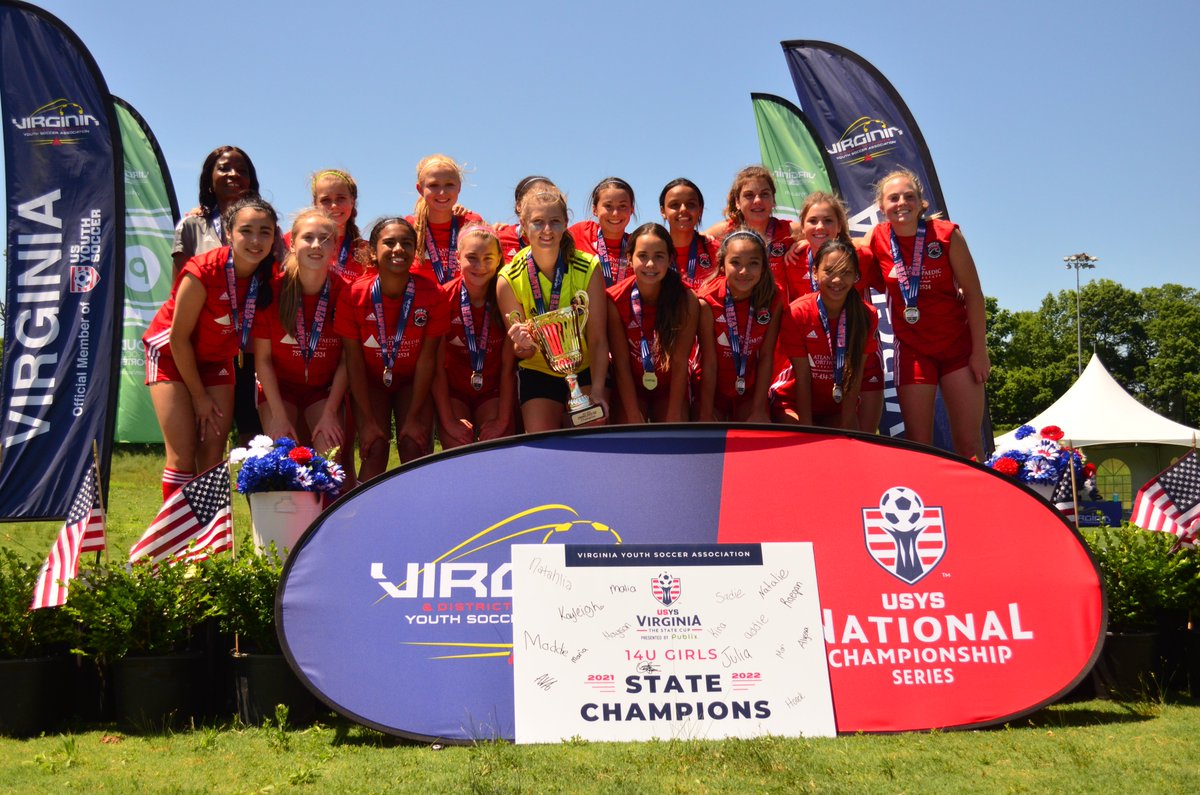 vayouthsoccer's tweet photo. Congratulations @BeachFC_VABeach 2008 Girls Red on securing #THEStateCup U14 State Title! 

Congrats to Age Group Finalist, @arlingtonsoccer 2008 Girls Red on a great match today and a great run in THE State Cup tournament! #vysaproud https://t.co/d1zUTcFrf0