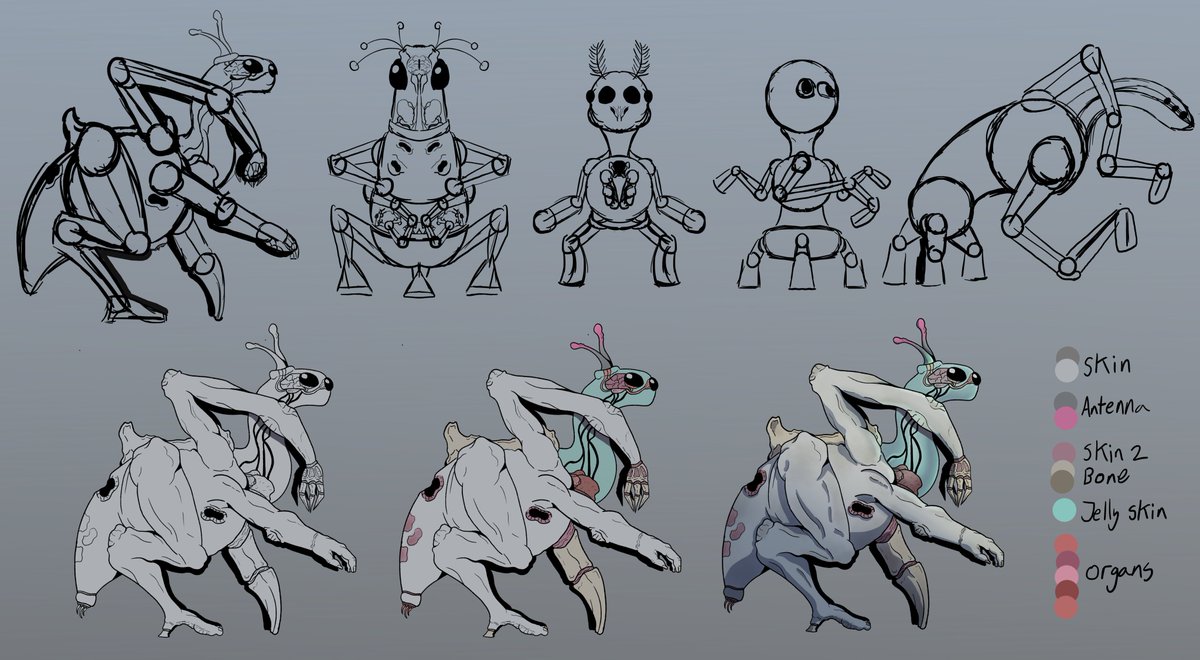 ConnorWrayMitc1's tweet photo. Concept design for alien drones as well as iterations leading up to it. Check my deviantart page for the exhaustive explanation about them. https://t.co/UYIebgmLhj

#conceptart #alien #scifi #digitalart https://t.co/0RymR5qUvF