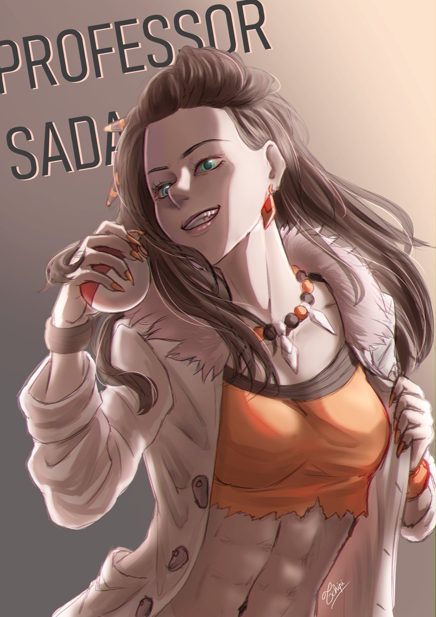 _Tchipi's tweet photo. J'achèterai #PokemonScarlet juste pour elle 💖 #ProfessorSada https://t.co/HgrBzVGGaH
