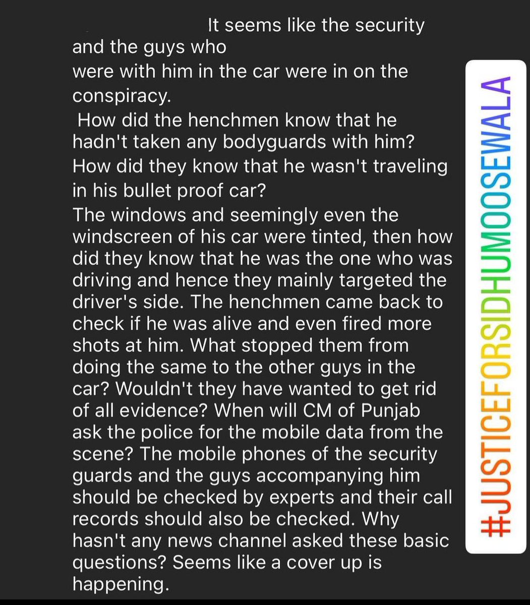 pragyaps_08's tweet photo. WHY?? WE need an answer!!!!
#JusticeForSiddhuMoosewala #justice #sidhumoosewala https://t.co/Hg0XnxoTxp