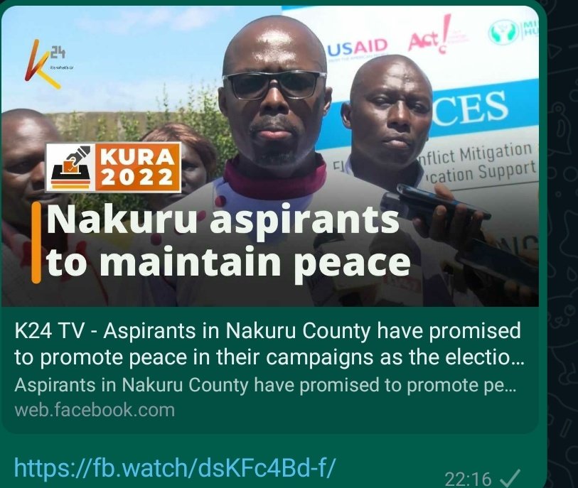 Midrifthurinet's tweet photo. We shall maintain peace! Nakuru aspirants vow during a @tendasasa Electoral Conflict Mitigation and civic education support program meeting.
👇
https://t.co/ZBa7dsZmic

#ECCESMediaAdvocacy 
@CChemaket 
@ORPPKenya https://t.co/Ju6IVoVbKR