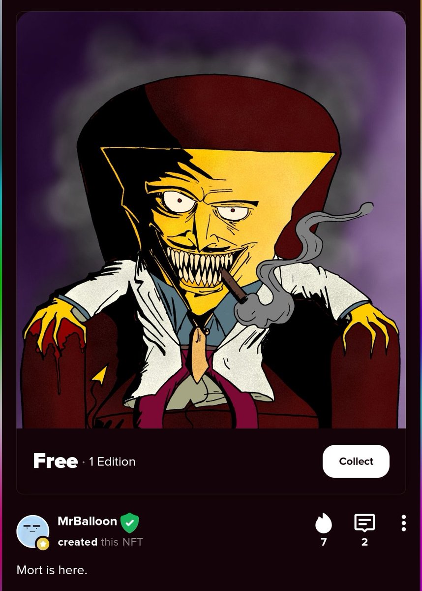Mort is here.

Join the community 🔥🎈

BH: bubblehouse.com/MrBalloon

Instagram: instagram.com/mr_balloon__?i…

Discord: discord.gg/b3dSGMMcUB

#art #artist #digitalart #artoftheday #NFT #NFTCommunity #NFTProject #nftcollector #NFTGiveaways #NFTdrop #nfts #bubblehouse