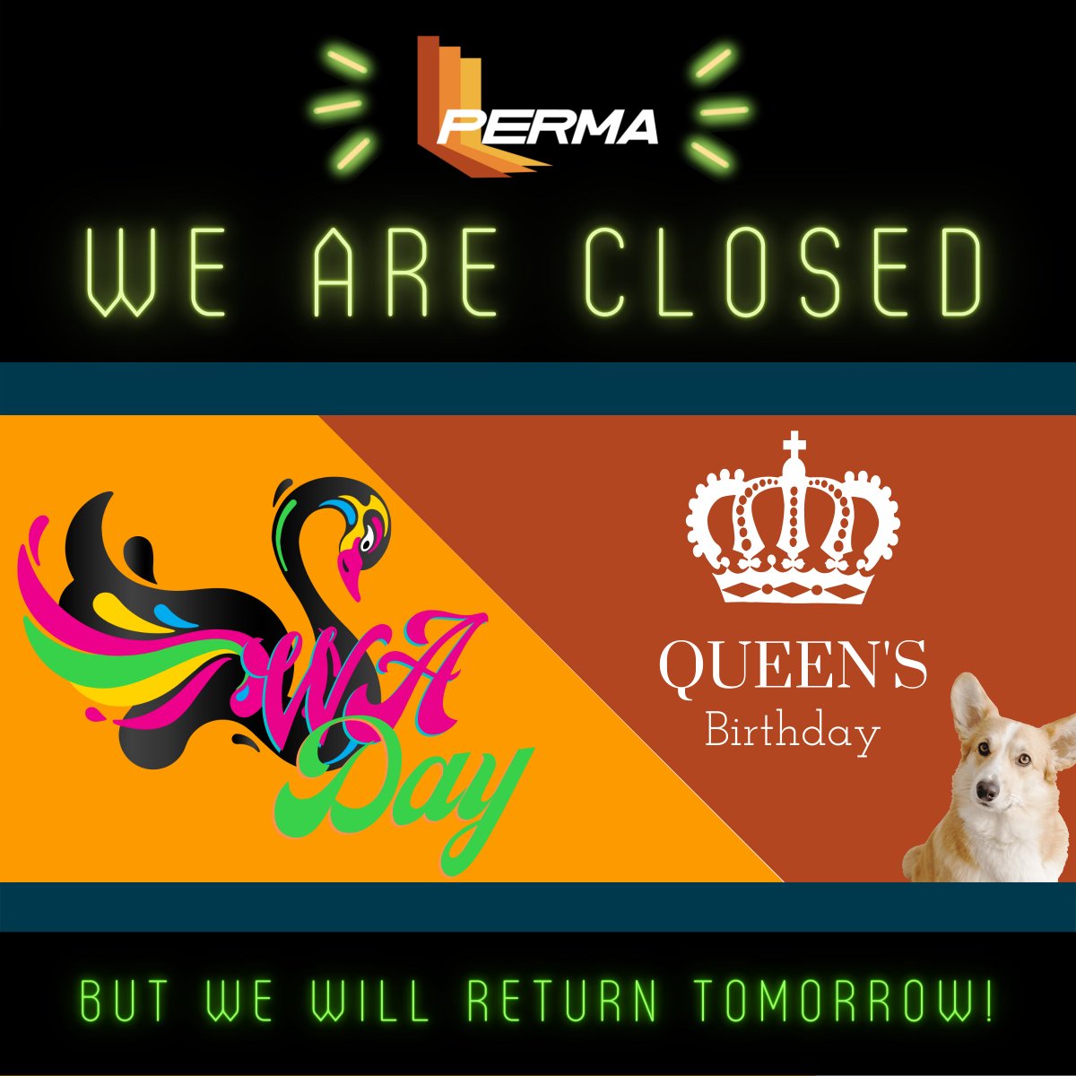 PermaStruct's tweet image. Our offices today will be closed due to the public holiday. However, we will be back up and running on Tuesday the 7th (tomorrow) from 10:30am AEST to answer all your queries!
#perma #permacomposites #permatimber #permastruct