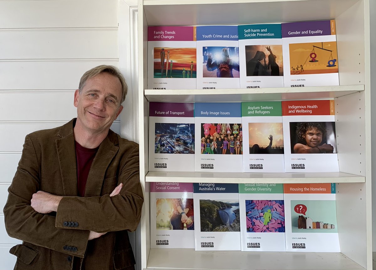 scisdata's tweet photo. Justin Healey reflects on editing and publishing Issues in Society, after announcing the impending closure of The Spinney Press. We'd like to bid Justin and his team a fond farewell. Their work will be missed by school communities nationwide. #oztl
https://t.co/hnqp4ewxAa https://t.co/0wpi8r1kir