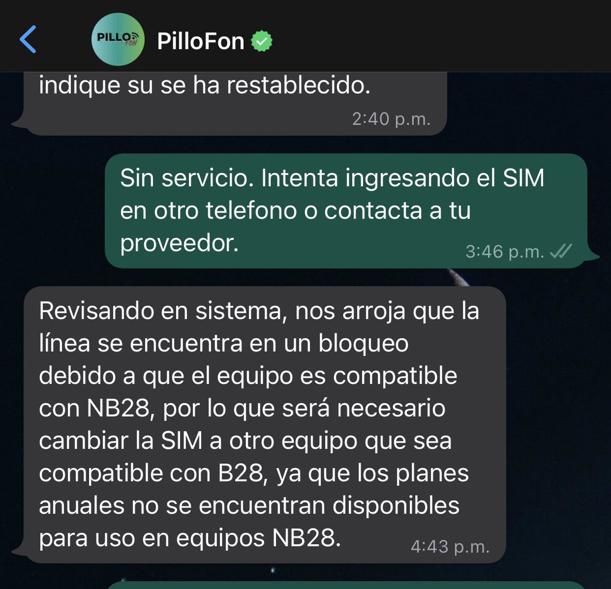 MayraLIL's tweet photo. @LuisitoComunica @PilloFon_MX cual es la lógica por la cual me están quitando un servicio ya pagado de manera anual (me resta medio año) cuando me indican que no es compatible el “equipo” pero que si aparece en la lista de compatibilidad? @Profeco https://t.co/tmlsGMCwVY