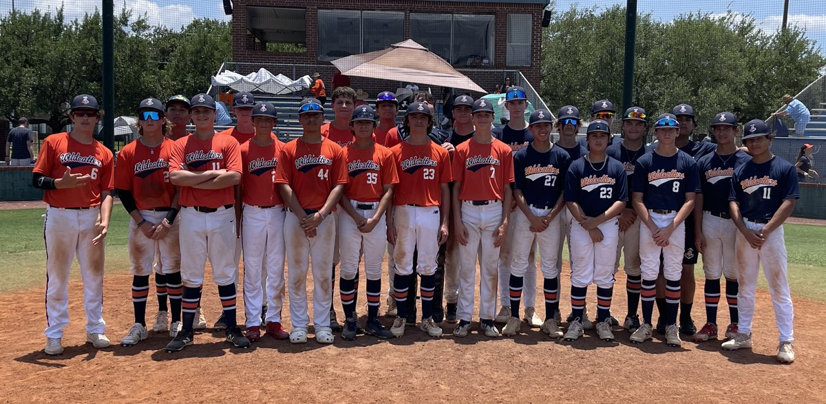 Hey Alexa play “It’s a Vibe” by 2Chainz. Championship vibes only for Wildcatters Black &amp; HTX! Locking up in the finals at HBU. Congrats to Wildcatters HTX 15U for bringing home the 🏆 <a href="/BryanMillsJr2/">Bryan Mills Jr.</a> with POG honors <a href="/FiveToolTexas/">✭Five Tool Texas✭</a> <a href="/FiveTool/">Five Tool Baseball</a>  <a href="/drewhbishop/">Drew Bishop</a>