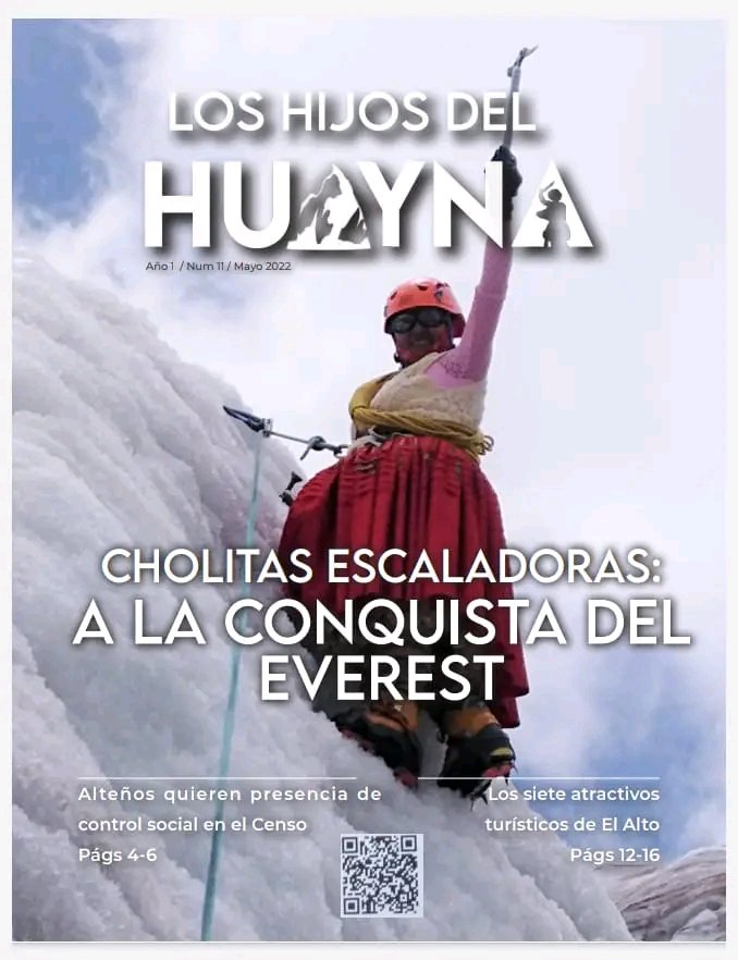 Cholitas Escaladoras quieren conquistar el Everest los sueños van llegando poco a poco,
facebook.com/elena.quispe.7…