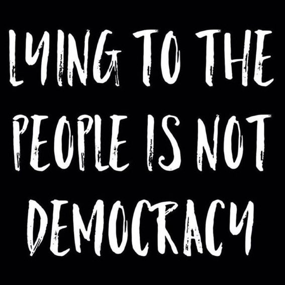 LadyJules_Cath's tweet photo. @GOV2UK Democracy cannot function under the weight of the industrial scale lying indulged in by #JohnsonOut33 & his cabal.
#JohnsonOut133 #RestoreTruth https://t.co/SsSy3FEdvP