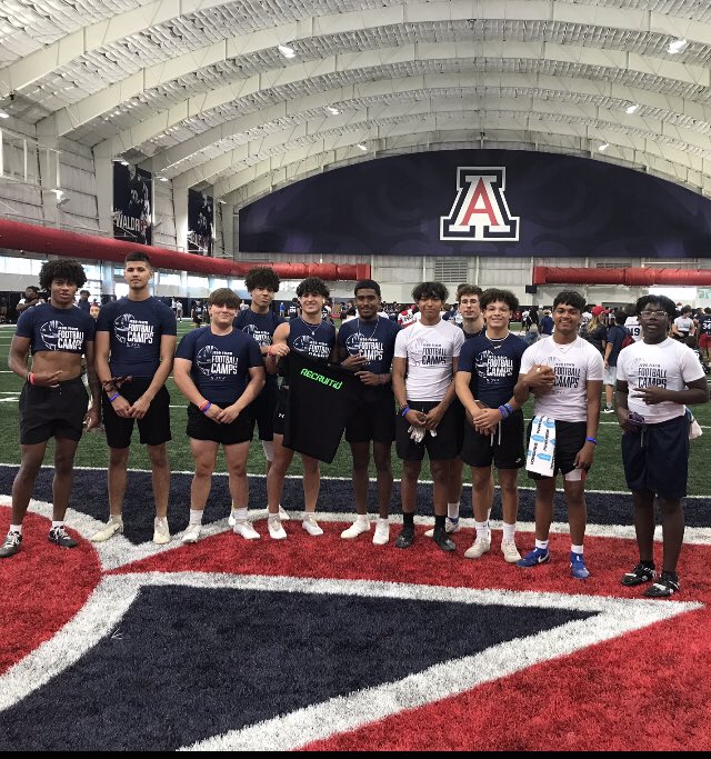 Excited to see our athletes out at @ArizonaFBall representing at the @CoachJeddFisch camp‼️

#RecruitAZ