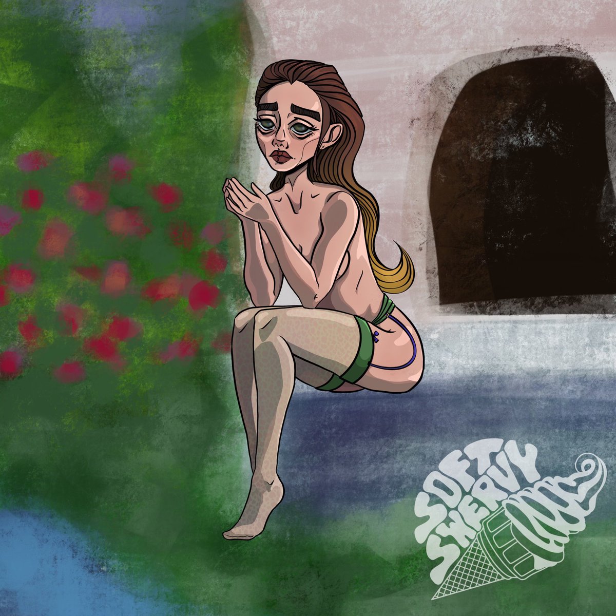 SoftSwervy's tweet photo. What upset her? #artwork #nsfwart #nsfwartwork #commissionsopen #digitalart https://t.co/8UogiF38VZ