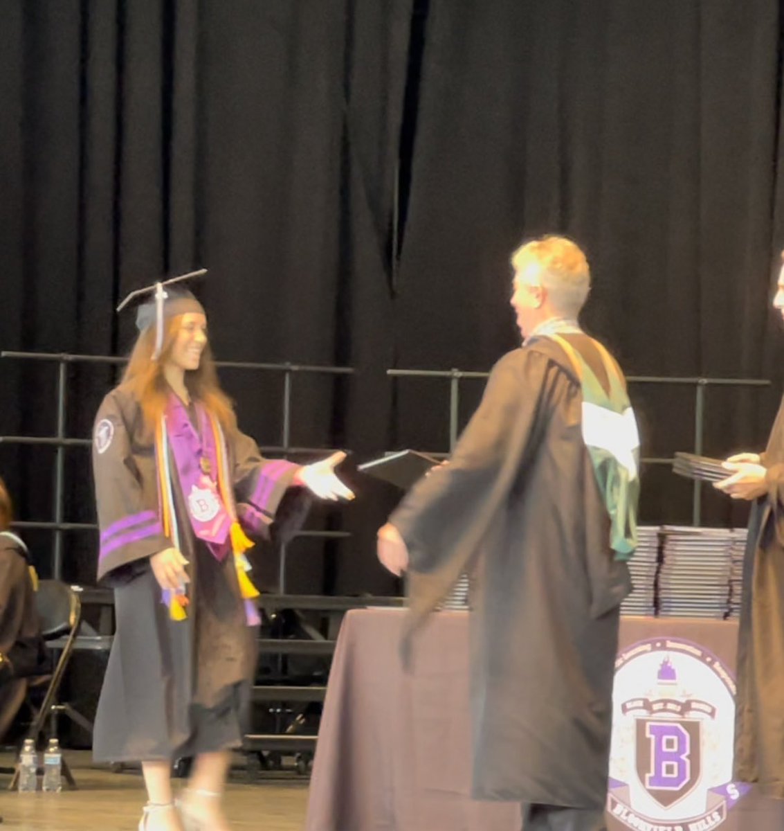 KennethMilch's tweet photo. So proud of our remarkable hard working daughter and this great leader @sammilch as she crosses the stage into the next chapter. Great things await you! https://t.co/SCLBDq9X0s