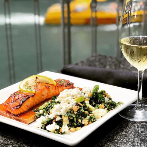 Keeping things fresh today with our Cedar Plank Faroe Island Salmon!! #acutabove #salmon