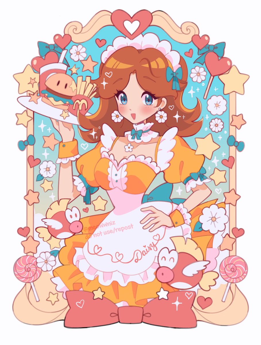 meowwniz's tweet image. burger daisyyyy🍔🍟🥤