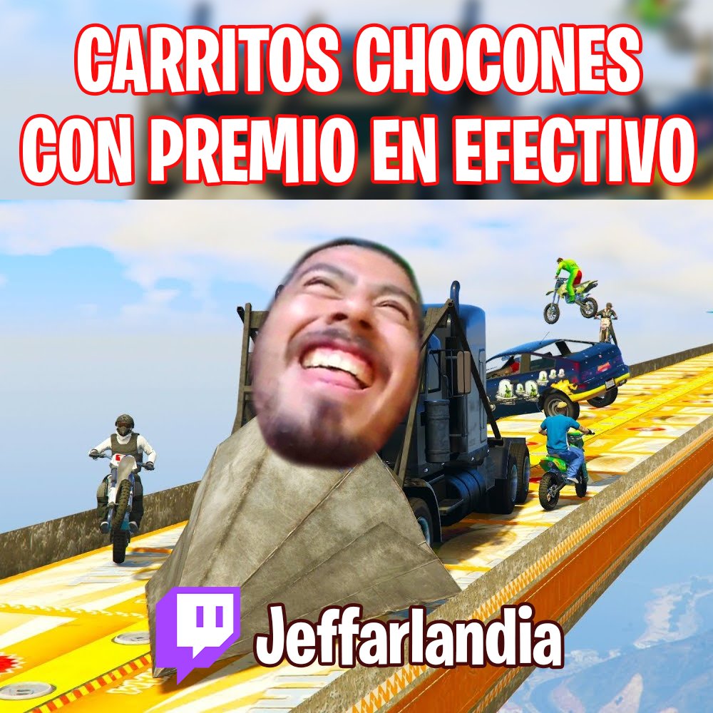 Ya estoy EN VIVO
twitch.tv/jeffarlandia
RT y te regalo SALDO DE STEAM