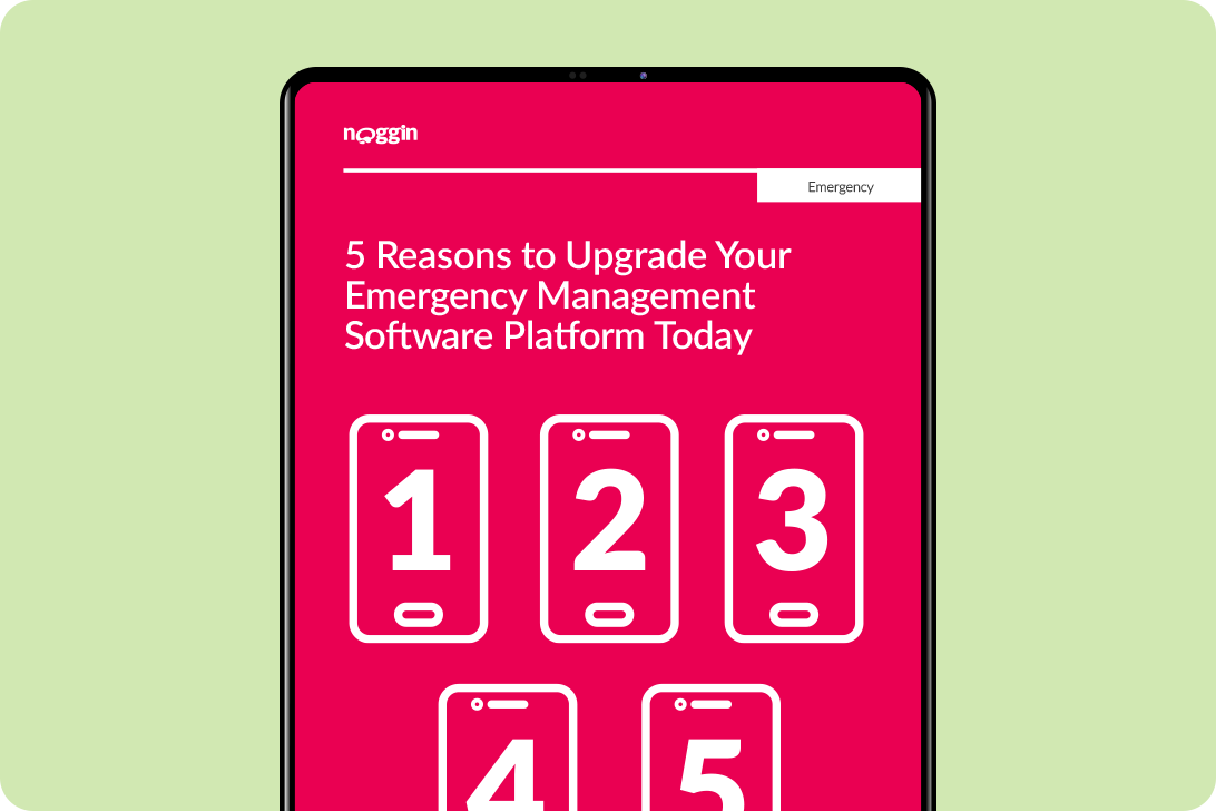 teamnoggin's tweet photo. Download Noggin's free guide '5 Reasons to Upgrade your Emergency Management Software Platform': https://t.co/hH7Wh24Kcx #teamnoggin #emergencymanagement #criticaleventmanagement #emergencymanagementsoftware #emergencysolutions #crisismanagement #incidentmanagement https://t.co/wKEd9nQE5g
