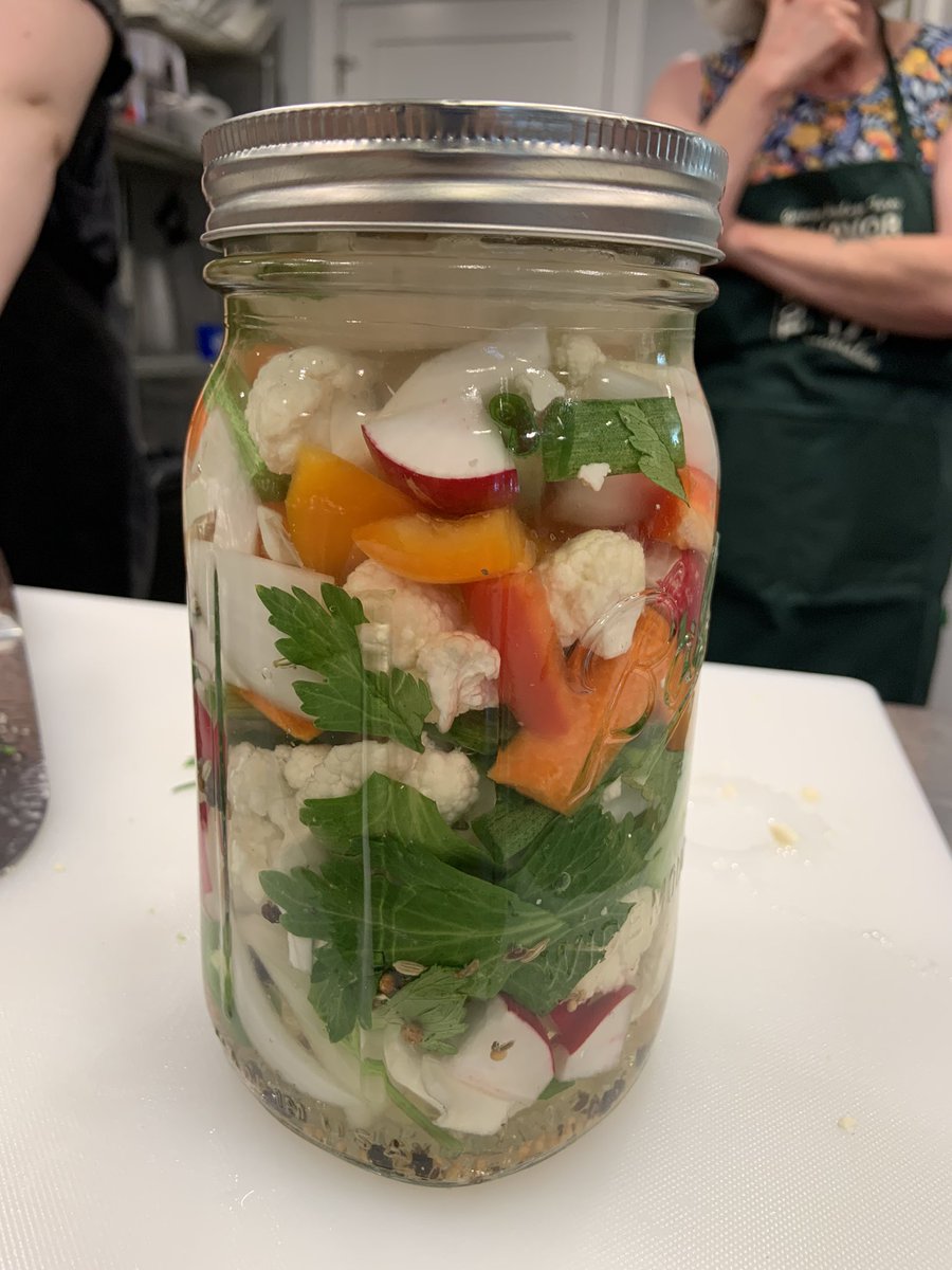 Learned and practiced in this #naturalvegetablefermentation class with the @thepickledpig_ and @slowfoodcincinnati #slowfooded #goodcleanfair #snailofapprovalcincinnati