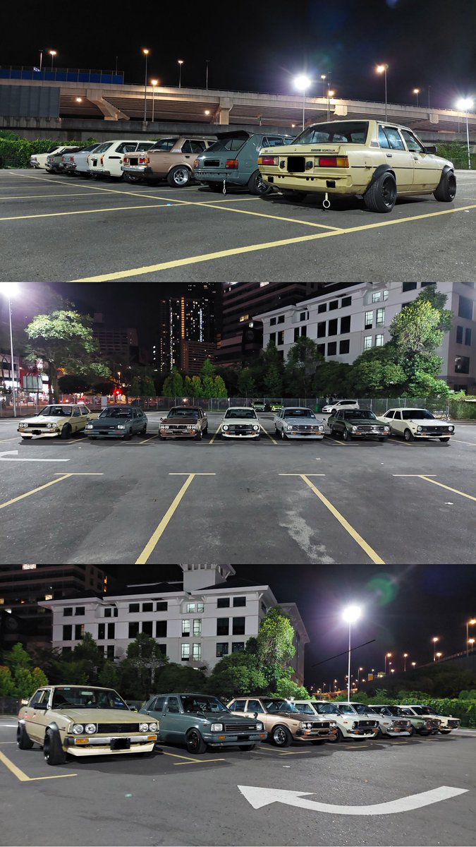 LEONG_KE70's tweet photo. NIGHT RIDE
#KE70 #KP61 #KE36 #KB310 #B310 #COROLLA #70カローラ #DATSUNSUNNY https://t.co/p5pMuSKBTR