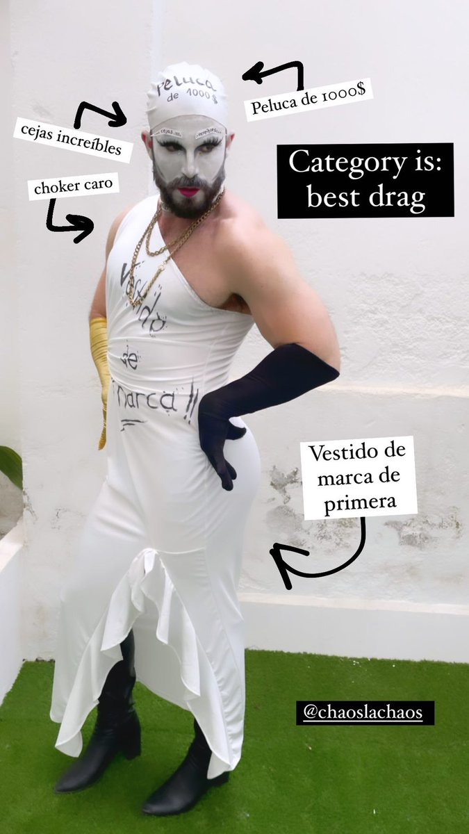 ChaosLaChaos's tweet photo. Para la final de #dragraceespaña, category is #bestdrag ✨ https://t.co/qyN3mrXyDE