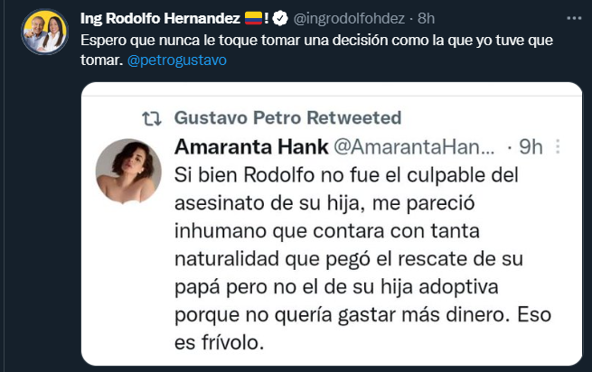 CarrillonavasG's tweet photo. #MananasBLU https://t.co/HkPNYz2BGJ Quienes son Amaranta Hank, Nany Pardo, Mafe Carrascal, Katherien Miranda, Catherine Juvinao, Mafe Carrascal y Lalis para considerarse faros de la moral, ser parte del pacto histórico no les da la facultad de juzgar a acaso son Dios https://t.co/WAaCDFOm5X
