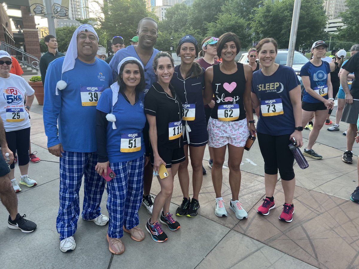 Had a great morning with my colleagues at the PJ5K this morning at #SLEEP2022!