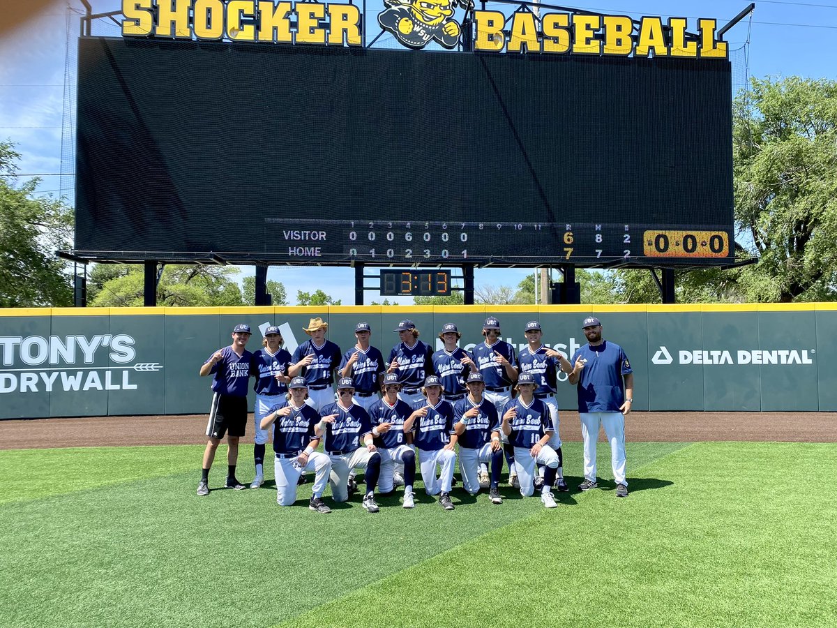 ⚡️Finals⚡️

Semifinal
Elkhorn South 17U - 1
UBT - 11

Championship 
Barnstormers - 6
UBT - 7

UBT wins the 2022 Great Plains Open Invitational with a walk off! We move to 11-2 on a great weekend of baseball! Back in action Tuesday at Beatrice for a league game.

#UBTBaseball⚡️