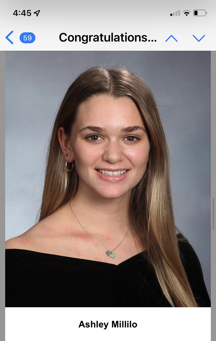 PViWomensLax's tweet photo. 🌟Congrats to Sr defender 🥍, Ashley Millilo, for her academic achievement! 5th in the class of 2022! 👏🏻👏🏻👏🏻 https://t.co/VcMTA6DTj4