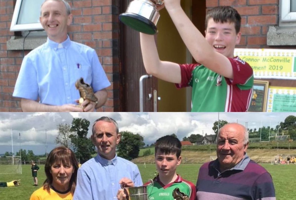 🏆 The Connor McConville Tournament 2022 🏆
We are delighted to Welcome back The Connor McConville Tournament to Clonduff Park.The last team to win the cup was St Colman’s Primary School, Saval, in 2019.
The tournament takes place on Tuesday 7th June @ 9.30am 

Everyone Welcome!