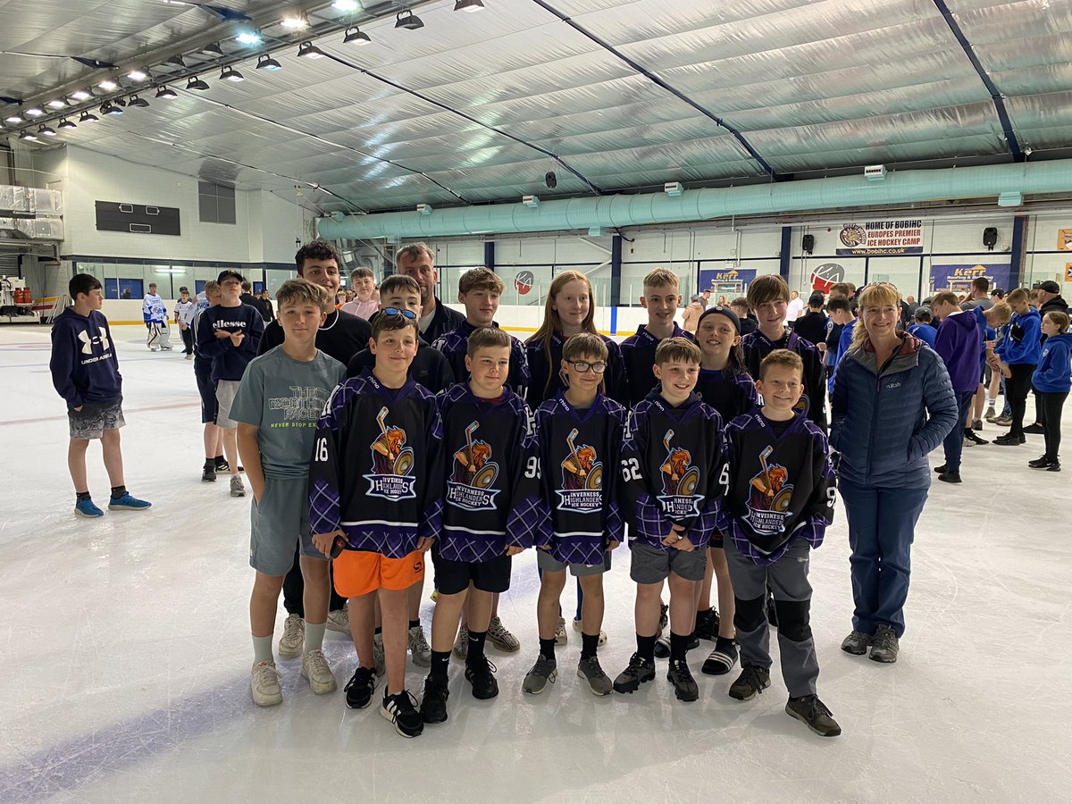 Well done to U14 Highlander Warriors in winning the Ronnie Miller Tournament run by North Ayr Ice Hockey Club. Thanks for letting Mylo and a few of his team mates guest.