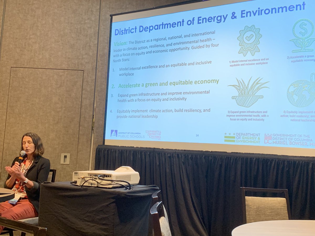 DOEE_DC's tweet image. DOEE’s Katherine Antos presents at River Rally, hosted by River Network, that includes 90+ learning opportunities including keynotes, plenaries, workshops, etc. bringing thought leaders/practitioners together to accelerate progress towards an equitable/sustainable water future.