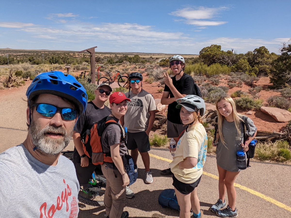 Earlier today: MOUNTAIN BIKING!!  Thank you @bighorn_mtb for being so awesome!!!! #bighornmtb #bighornmountainbiking #ridebighorn