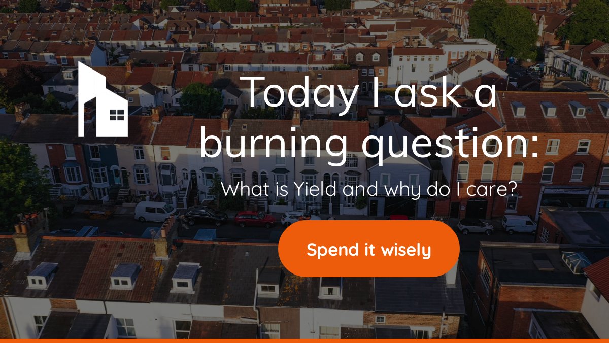 Yield is the cash harvested from the cash crop we sew for you. It's the money earned from your investment to do with as you please. But we suggest ploughing it all back into your portfolio with us, to get closer to financial freedom. #exitplanpropertygroup #finacialfreedom