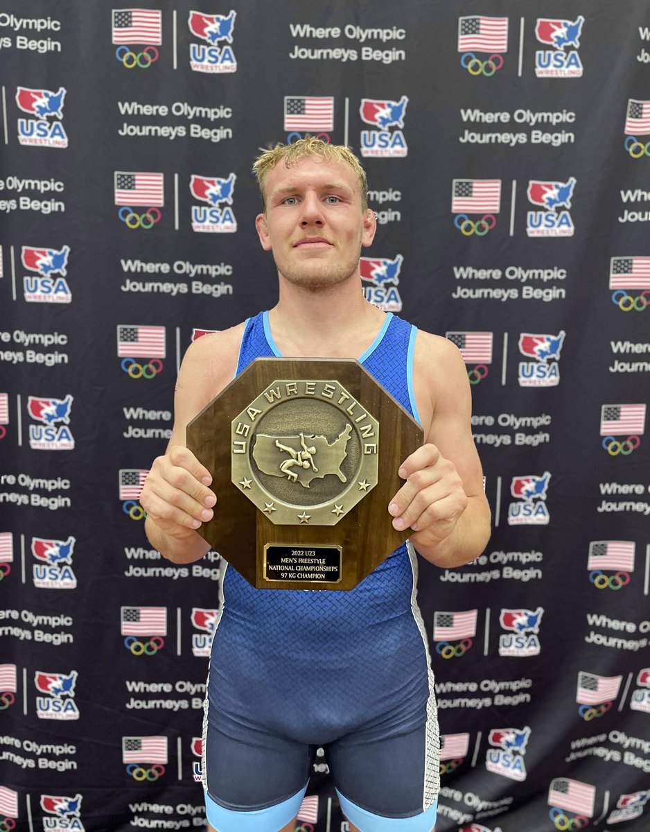 GoJacksWrestle's tweet photo. 𝕎𝕠𝕣𝕝𝕕 𝕋𝕖𝕒𝕞 𝕄𝕖𝕞𝕓𝕖𝕣

Tanner Sloan wins the U23 World Team Trials 🏆 He will represent Team USA at the World Championships in Spain 🇺🇸 

#GetJacked https://t.co/F8B2aUuRiE