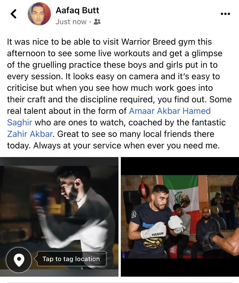 A great visit to Warrior Breed gym today to see so many people practicing their craft. In particular, <a href="/AmaarTheProdigy/">Amaar ‘The Prodigy’ Akbar</a> and Hamed Saghir. Ones to watch!